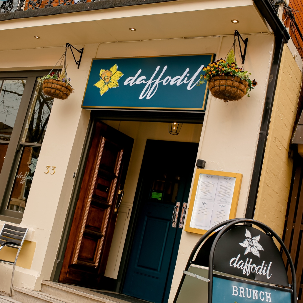 Image of Daffodil gastropub & restaurant entrance.