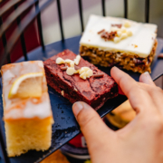 Afternoon Tea - Cakes A selection of delicate finger sandwiches, sweet delicacies, traditional Welsh cakes & fresh scones. Served with our signature house blend coffee & a selection of fine teas. Fancy an upgrade? Make it bottomless with Prosecco or Gin.