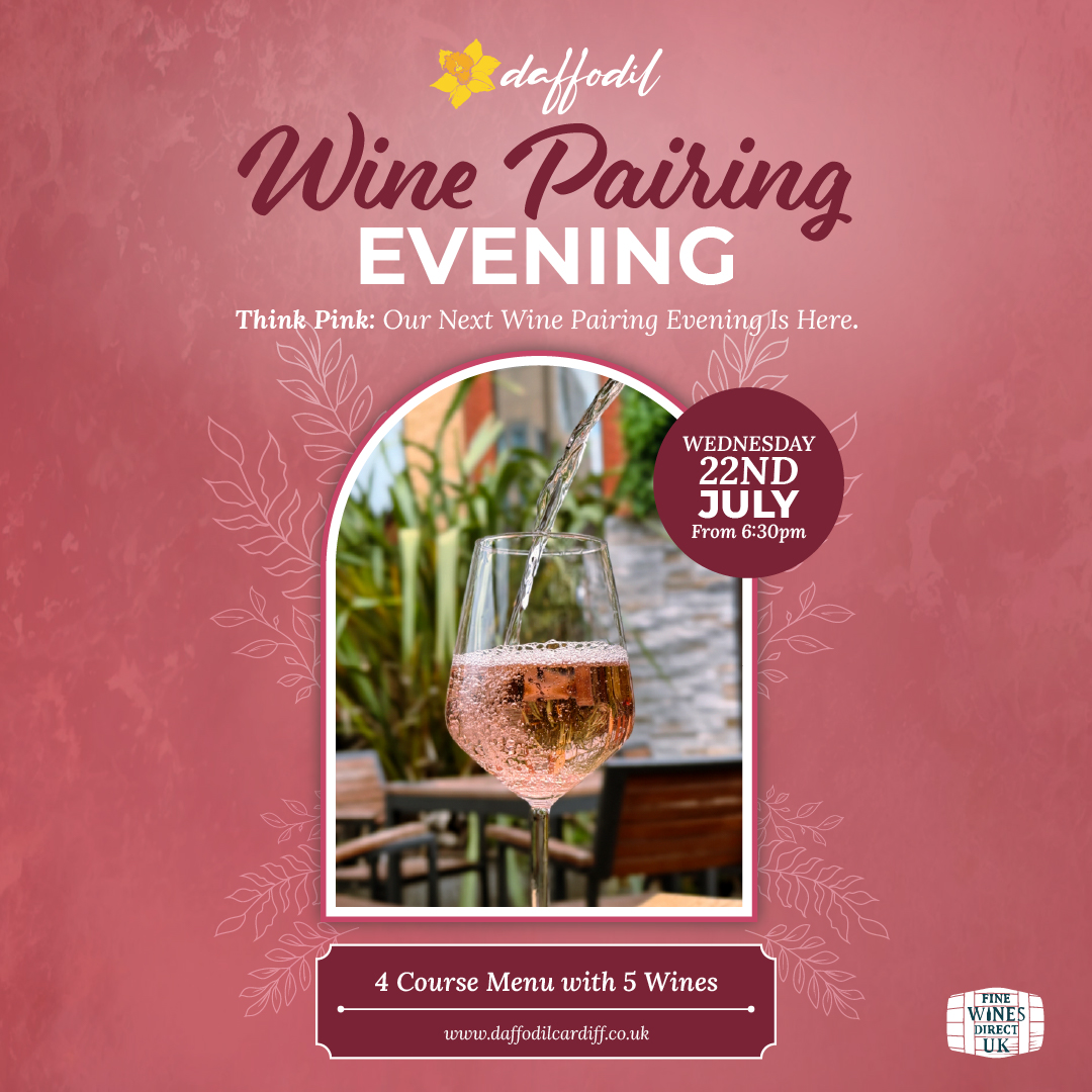 Our Next Wine Pairing Evening Is Here. Treat yourself to a spectacular 4-course dining experience perfectly paired with premium rosé wines.