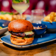 Welsh Lamb Burger Welsh Lamb Burger - A traditional Welsh stew of lamb, carrot, swede, potato & leek. Served with Alex Gooch sourdough & Dragon cheddar.